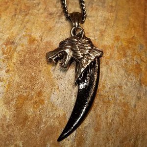 Nordic Wolf Necklace.
